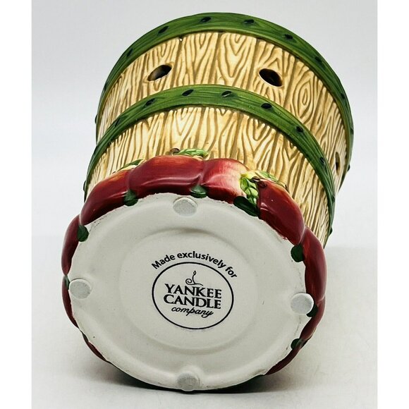 YANKEE CANDLE Wax Tart Burner Warmer Apple Barrel Tea Light Votive Lot of 2 - Picture 8 of 13